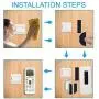 15 Pcs Heavy Duty Hook and Loop Tape Strips with Adhesive Sticky Back Fastener - Double Side Mounting Tape Industrial Strength Interlocking Tape for Home School Office 15 Pcs Heavy Duty Hook and Loop Tape Strips with Adhesive Sticky Back Fastener - Double Side Mounting Tape Industrial Strength Interlocking Tape for Home School Office