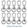 Selizo 150Pcs Swivel Hooks with Key Rings and Tassels Bulk for Keychain Crafts Selizo 150Pcs Swivel Hooks with Key Rings and Tassels Bulk for Keychain Crafts