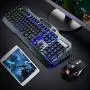 Wireless Keyboard and Mouse,Rainbow LED Backlit Rechargeable Keyboard Mouse with 3800mAh Battery Metal Panel,Mechanical Feel Keyboard and 7 Color Gaming Mute Mouse for Windows Computer Gamers(Rainbow) Wireless Keyboard and Mouse,Rainbow LED Backlit Rechargeable Keyboard Mouse with 3800mAh Battery Metal Panel,Mechanical Feel Keyboard and 7 Color Gaming Mute Mouse for Windows Computer Gamers(Rainbow)