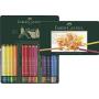 Faber-Castel 110060 Polychromos Colored Pencil Set In Metal Tin, 60 Pieces