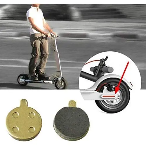 Yifant 2 Pcs Metal Brake Pads for Xiaomi Mijia M365 Pro Electric Scooter Accessories Skateboard Caliper Lining Pads Replacement Part Yifant 2 Pcs Metal Brake Pads for Xiaomi Mijia M365 Pro Electric Scooter Accessories Skateboard Caliper Lining Pads Replacement Part
