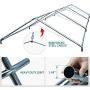 Quictent 10’x20’ Carport Heavy Duty Car Canopy Galvanized Car Boat Shelter with Reinforced Steel Cables-Green