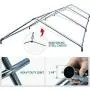 Quictent 10’x20’ Carport Heavy Duty Car Canopy Galvanized Car Boat Shelter with Reinforced Steel Cables-Green