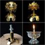 VOSAREA 20pcs Replacement Fiberglass Wicks Fiberglass Candle Wick Glass Tube Wick Holder Fiberglass Tiki Torch Wicks for Oil Lamps, 1.7in