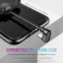 iPhone Charger Cable,ROCK Metal Charge & Sync Cable,180 Degree U-Shaped Nylon Braided Data Cord for Gaming, for iPhone X/iPhone 8/8 Plus/7/7 Plus/6/6 Plus/5s/iPad. (Black) iPhone Charger Cable,ROCK Metal Charge & Sync Cable,180 Degree U-Shaped Nylon Braided Data Cord for Gaming, for iPhone X/iPhone 8/8 Plus/7/7 Plus/6/6 Plus/5s/iPad. (Black)