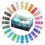 Mica Powder for Epoxy Resin - Brilliant 24 Color Shake Jar Set - Huge 240g/8.50oz Total - Cosmetic Grade All Natural Mica Pigment Powder for Lip Gloss, Makeup, Soap Making, Bath Bombs, Candle etc.