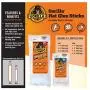 Gorilla 3034518 Hot Glue Sticks, 4 in. Full Size, 45 Count, 1-Pack