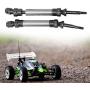 T best RC Drive Shaft, Aluminium Alloy Steel Transmission Axal Accessory Fit for ECX 2WD 1/10 RC Car(Titanium)