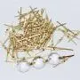 Waltz&F 30mm Chandelier Connectors Clips Pins for Fastening Crystals Parts, Chandelier Replacements 100pcs Waltz&F 30mm Chandelier Connectors Clips Pins for Fastening Crystals Parts, Chandelier Replacements 100pcs