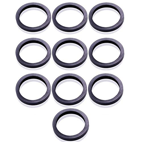 ORANDESIGNE 10Pack Gas Can Spout Gasket Replacement O Ring Universal U-Seal Rubber Gasket for Fuel Tank Spout Nozzle Update Your Old Gas Can