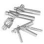 KKmoon 7pcs/Set Counterbore Set High-Speed Steel 4 Flutes Straight Shank Counterbore End Mills