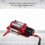 Woyisisi RC Winch Controller, Metal Electric Winch Parts Accessory with Switch Remote Control Panel for 1/10 RC Crawler Climbing Car(Red)