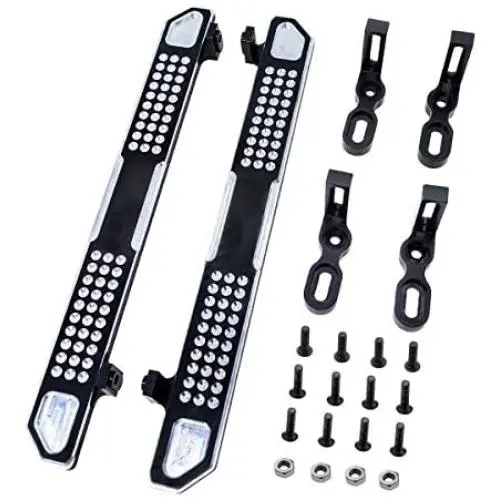 REhobby TRX4 Metal Side Pedal Step Boards Foot-Plate for 1:10 RC Car Rock Crawler Traxxas TRX-4 Bronco Accessories and Parts Model REhobby TRX4 Metal Side Pedal Step Boards Foot-Plate for 1:10 RC Car Rock Crawler Traxxas TRX-4 Bronco Accessories and Parts Model