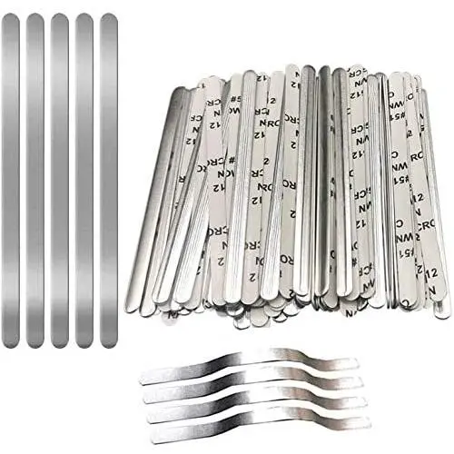 Nose Bridge Strips for Mask, Aluminum Metal Nose Strip, Adjustable Nose Clips Wire for DIY Face Mask Making Accessories for Sewing Crafts,200Pcs