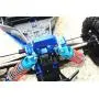 GPM Traxxas Rustler 4X4 VXL (67076-4) Upgrade Parts Aluminum Front Shock Tower - 1Pc Set Blue