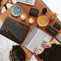 Mujjo Sleeve for New MacBook Pro 16-inch, 15'' MacBook Pro (4th Gen) | Anti-Peel Felt, Vegetable Tanned Leather Flap, Storage, Card Pocket (Tan)