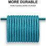 USB C to USB C 60W Fast Charging Cable, JSAUX[2-Pack 10ft+3.3ft] Type C Charger Cord Compatible with Samsung Galaxy S20 /Note 20 10, MacBook Air/Pro 13, iPad Pro 2020, Pixel 2/3/4 XL, etc- Green