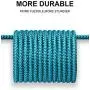 USB C to USB C 60W Fast Charging Cable, JSAUX[2-Pack 10ft+3.3ft] Type C Charger Cord Compatible with Samsung Galaxy S20 /Note 20 10, MacBook Air/Pro 13, iPad Pro 2020, Pixel 2/3/4 XL, etc- Green
