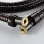 TRIPHIL Kink-free Shower Hoses Extra-long for Handheld Showerhead Hose Replacement Flexible Metal Shower Tube Extension Anti-twist 2 Brass Connectors Stainless Steel Sleeve Oil Rubbed Bronze 71 Inch TRIPHIL Kink-free Shower Hoses Extra-long for Handheld Showerhead Hose Replacement Flexible Metal Shower Tube Extension Anti-twist 2 Brass Connectors Stainless Steel Sleeve Oil Rubbed Bronze 71 Inch