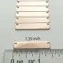 10 Pieces - 16K Rose Gold Plated Stamping Blank Bar Horizontal Pendant Name Plate Jewelry Supply Craft Supplies 1.35'' x 0.28'' (34.3mm x 7mm) - 10P4 (Rose Gold) 10 Pieces - 16K Rose Gold Plated Stamping Blank Bar Horizontal Pendant Name Plate Jewelry Supply Craft Supplies 1.35'' x 0.28'' (34.3mm x 7mm) - 10P4 (Rose Gold)