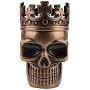 Golden Bell Upgraded Full Metal Spice Herb Skull Grinder - Red Bronze Golden Bell Upgraded Full Metal Spice Herb Skull Grinder - Red Bronze