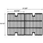 Grill Valueparts 16.5 Grates (2-Pack) for Smoke Hollow PS9900 7000CGS, Charbroil 463722315 463722313 463722416 463750914 G312-0K02-W1 463770915 Kingsford BC222 Expert XG1910200103 Grill Valueparts 16.5 Grates (2-Pack) for Smoke Hollow PS9900 7000CGS, Charbroil 463722315 463722313 463722416 463750914 G312-0K02-W1 463770915 Kingsford BC222 Expert XG1910200103