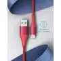 Xcentz Lightning Cable 3ft, MFi Certified iPhone Charger, Braided Nylon Fast Charging iPhone Cable with Premium Metal Connector for iPhone 11/11 Pro/X/XS/XR/XS Max/8, iPad Mini/Air, Red