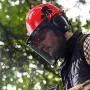 NoCry 6-in-1 Industrial Forestry Safety Helmet and Hearing Protection System with Two Protective Visors NoCry 6-in-1 Industrial Forestry Safety Helmet and Hearing Protection System with Two Protective Visors
