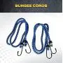 Ratchet Tie Down Straps - 4 Pk - 15 Ft- 500 Lbs Load Cap- 1500 Lb Break Strength- Cambuckle Alternative- Cargo Straps for Moving Appliances, Lawn Equipment, Motorcycle - Includes 2 Bungee Cord