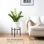Mkono Plant Stand - EXCLUDING Plant Pot, Mid Century Modern Tall Metal Pot Stand Indoor Flower Potted Plant Holder Plants Display Rack, Fits Up to 12 Inch Planter, Black Mkono Plant Stand - EXCLUDING Plant Pot, Mid Century Modern Tall Metal Pot Stand Indoor Flower Potted Plant Holder Plants Display Rack, Fits Up to 12 Inch Planter, Black