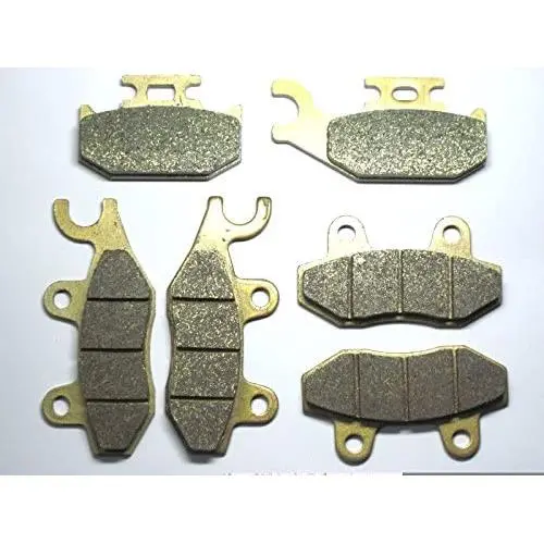 Master Chen Front Rear Brake Pads Brakes for Yamaha Rhino 660 YXR 660 2004-2007 / Raptor YFM 700 R 2006-2012 MC0004-001 Master Chen Front Rear Brake Pads Brakes for Yamaha Rhino 660 YXR 660 2004-2007 / Raptor YFM 700 R 2006-2012 MC0004-001