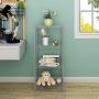 JEROAL 4-Tier Wire Shelving, Metal Wire Shelf Storage Rack, Durable Organizer Unit Perfect for Kitchen Garage Pantry Organization in Grey,21Wx14 Dx46.5 H