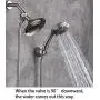 G-promise 100% Solid Metal Shower Arm Diverter for Hand Held Showerhead and Fixed Spray Head ∣ G 1/2 Two-Way Bathroom Universal Shower System Replacement Part (Brushed Nickel) G-promise 100% Solid Metal Shower Arm Diverter for Hand Held Showerhead and Fixed Spray Head ∣ G 1/2 Two-Way Bathroom Universal Shower System Replacement Part (Brushed Nickel)