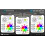 Thermaltake Pure Plus 12 RGB TT Premium Edition 120mm Software Enabled Circular 9 Controllable LEDs RGB PWM Case Radiator Fan 3Pack, TT RGB PLUS Software, AI Interactive Voice Control CL-F063-PL12SW-A