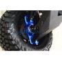 GPM for Traxxas Unlimited Desert Racer 4X4 (#85076-4) Upgrade Parts Aluminum Front Knuckle Arms - 1Pr Set Orange