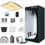 MARS HYDRO Grow Tent Kit Complete 2.3x2.3ft TS1000W LED Grow Light Dimmable Full Specturm Indoor Grow Tent Complete System, 27''x27''x63'' Hydroponics Grow Tent Kit 1680D with 4” Ventilation Kit MARS HYDRO Grow Tent Kit Complete 2.3x2.3ft TS1000W LED Grow Light Dimmable Full Specturm Indoor Grow Tent Complete System, 27''x27''x63'' Hydroponics Grow Tent Kit 1680D with 4” Ventilation Kit