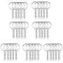 LANBEIDE 35PCS Split Key Ring with Chain and Jump Rings, Split Key Ring with Chain Silver Color Metal Split Key Chain Ring Parts with 30mm Open Jump Ring and Connector. LANBEIDE 35PCS Split Key Ring with Chain and Jump Rings, Split Key Ring with Chain Silver Color Metal Split Key Chain Ring Parts with 30mm Open Jump Ring and Connector.