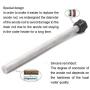Eleventree 2 Pack RV Water Heater Anode Rods, Anode rod for hot water heater,Extends the Life of Suburban and Mor-Flo Water Heaters Tank-3/4''NPT threads 9.25 length-Magnesium Eleventree 2 Pack RV Water Heater Anode Rods, Anode rod for hot water heater,Extends the Life of Suburban and Mor-Flo Water Heaters Tank-3/4''NPT threads 9.25 length-Magnesium