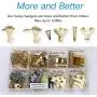 Picture Hangers, Quality Picture Hanging Kit, 225pcs Heavy Duty Frame Hooks Hardware with Nails, Hanging Wire, Screw Eyes, D Ring and Sawtooth for Wall Mounting Picture Hangers, Quality Picture Hanging Kit, 225pcs Heavy Duty Frame Hooks Hardware with Nails, Hanging Wire, Screw Eyes, D Ring and Sawtooth for Wall Mounting