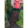 Marathon Yard Rover – 2 Tire Wheelbarrow Garden Cart - Green/Black