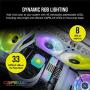 Corsair iCUE H100i Elite Capellix Liquid CPU Cooler - White