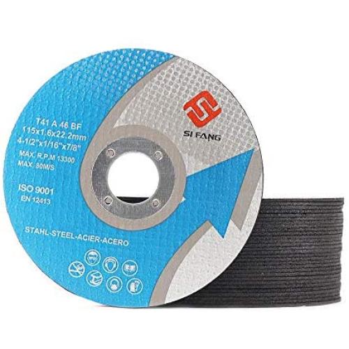 4 1/2'' Cut Off Wheels for Cutting All Ferrous Metals and Stainless Steel 10Pcs