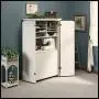 Sauder Harbor View Craft and Sewing Armoire with Table, Antiqued White finish Sauder Harbor View Craft and Sewing Armoire with Table, Antiqued White finish