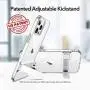 ESR Protective Case with Kickstand Compatible with iPhone 12 Pro Max 6.7-Inch, with Patented Metal Kickstand, Portrait and Landscape Mode, Comprehensive Protection, Clear