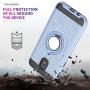 Galaxy J3 2018/J3 Eclipse 2/J3 Orbit/J3 Achieve/Express Prime 3/J3 Prime 2/Amp Prime 3 Case HD Screen Protector,Ymhxcy 360 Stand & Dual Layer Back Cover for Galaxy J3 Emerge 2018-ZH Metal Slate