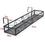 Funmall Hanging Balcony Railing Shelf Flower Pot Holder Metal Plant Stand