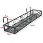 Funmall Hanging Balcony Railing Shelf Flower Pot Holder Metal Plant Stand