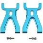 Pack of 4 Aluminum Front Rear Lower Suspension Control Arm (L/R) for Wltoys 1/18 RC K929 A959 A969 A979 a-Arms Upgrades Metal Parts (Blue)