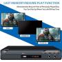 LP-077 DVD Player for TV, Region Free DVD CD Discs Player with HDMI & AV Output (HDMI & AV Cable Included), HD1080P, Built-in PAL/NTSC, Supports MIC/USB2.0 (Metal Case)