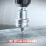 EZARC Carbide Hole Saw Heavy Duty for Stainless Steel Sheet Metal,1-3/4 Inch 44mm